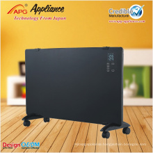 Waterproof electric glass panel convector heater with CE,GS,Rohs